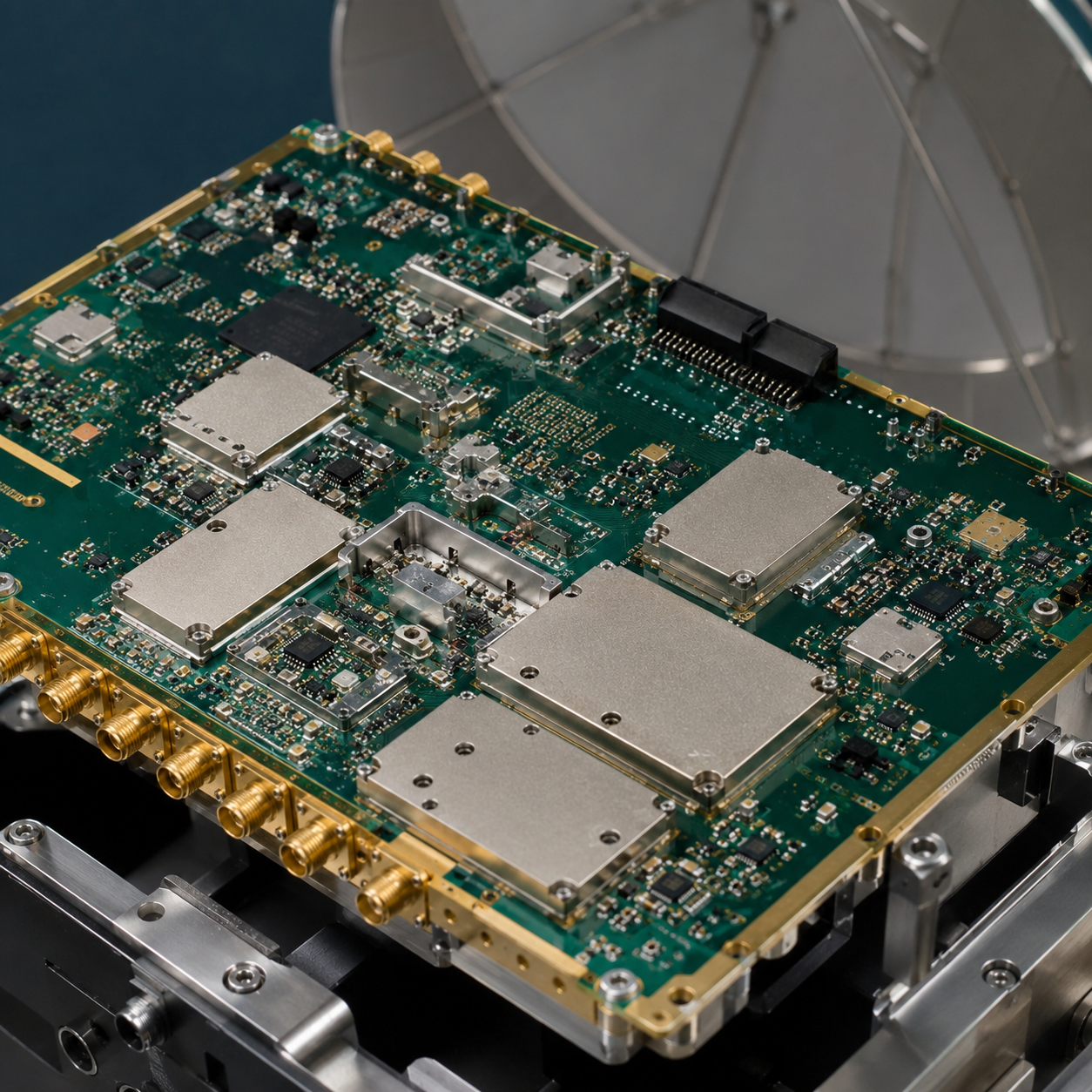Radar and Comms RF multilayer PCB