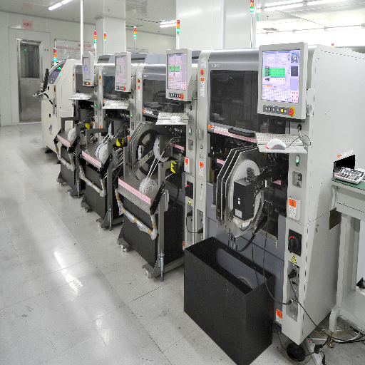 Quick Turn PCB Assembly line operation at PCBark engineering facility