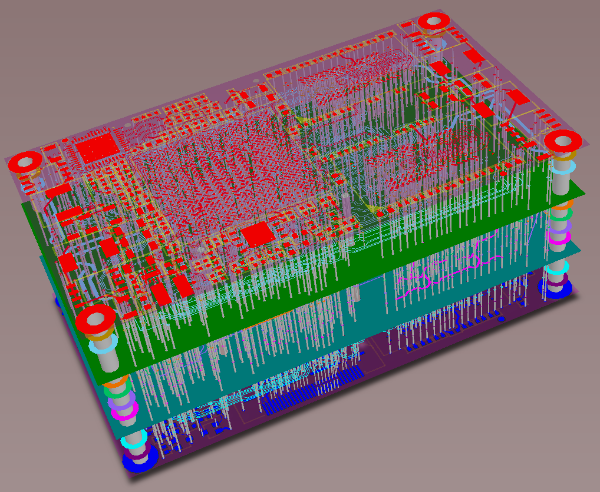 High Layer Count PCB Stackup Cross-Section Architecture