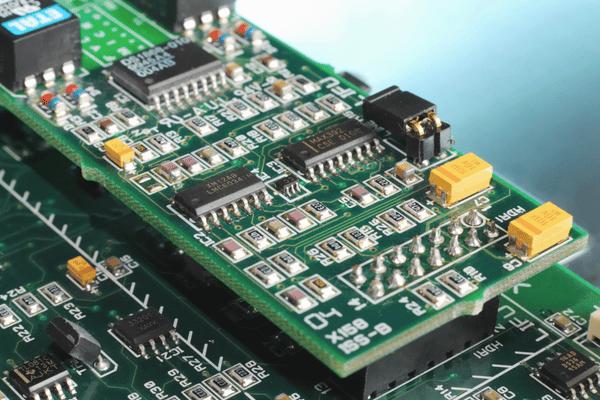 Sequential Lamination & Copper-Filled Microvias Stack-up Cross Section Diagram