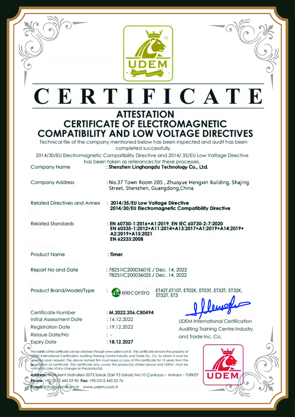 CE Mark Certification
