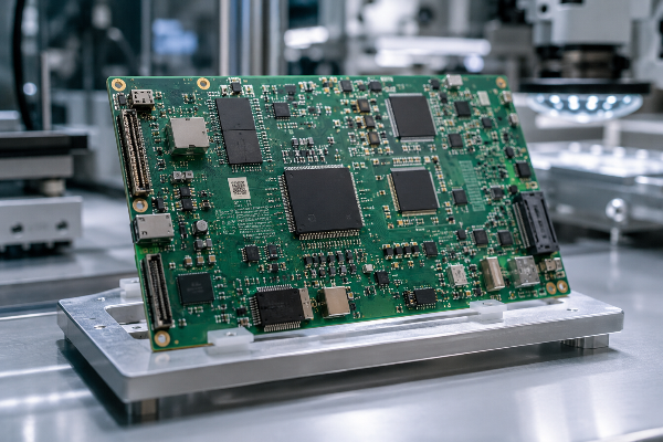 Medical imaging and implant PCB with fine-pitch BGA