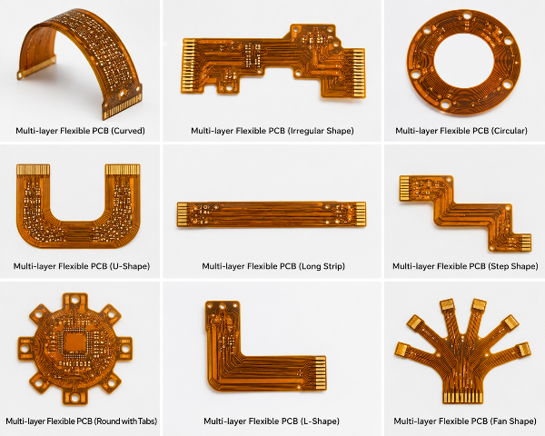 Multilayer Flex PCB Stackup Configuration