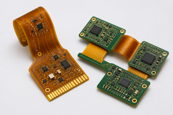 Multilayer Flex PCB vs Rigid-Flex PCB