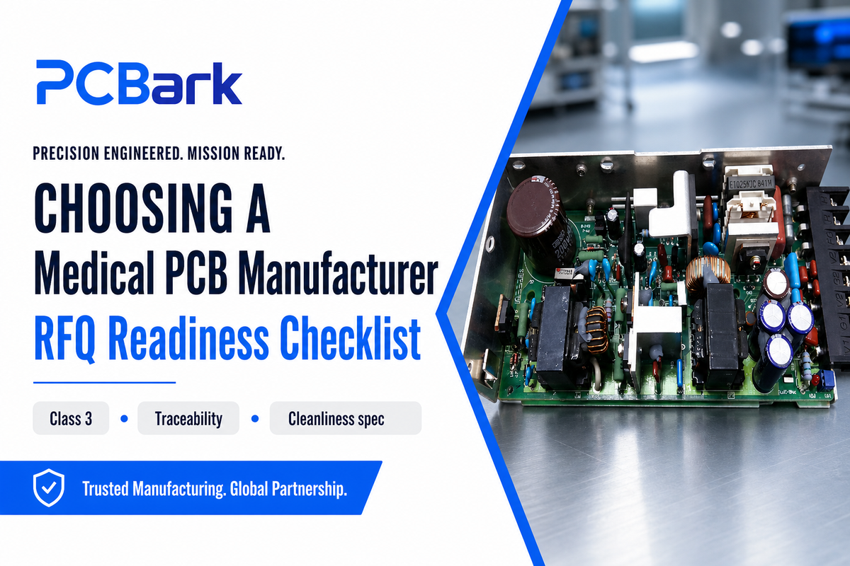 How to Choose a Medical PCB Manufacturer: RFQ Readiness Checklist — PCBark