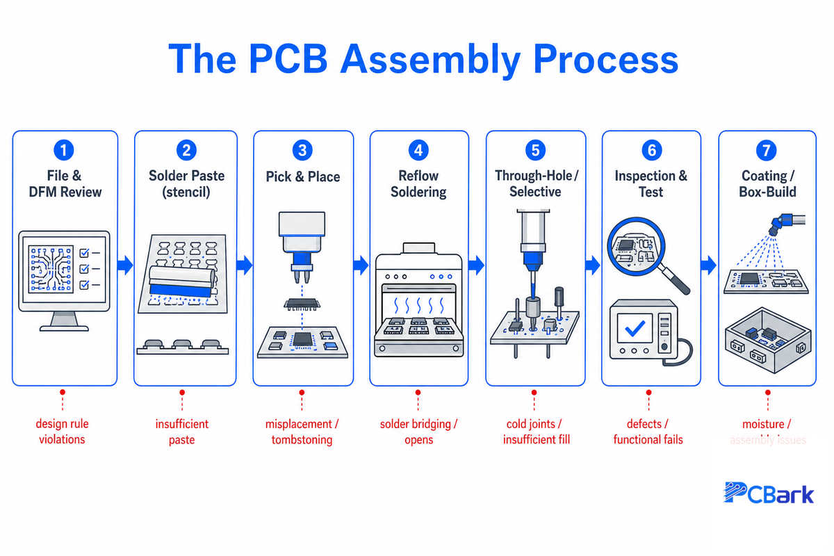 The PCB Assembly Process, Step by Step — PCBark