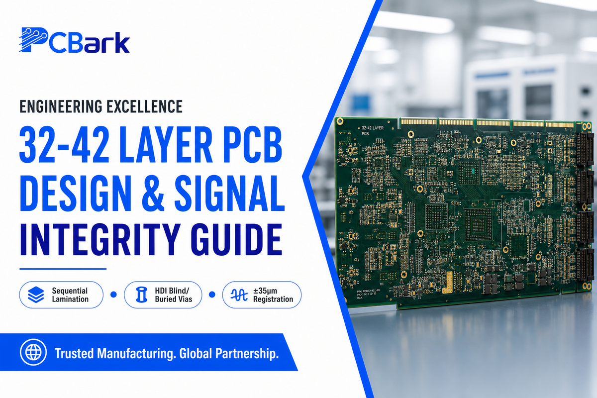 32-42 Layer PCB: Design & Signal Integrity Guide