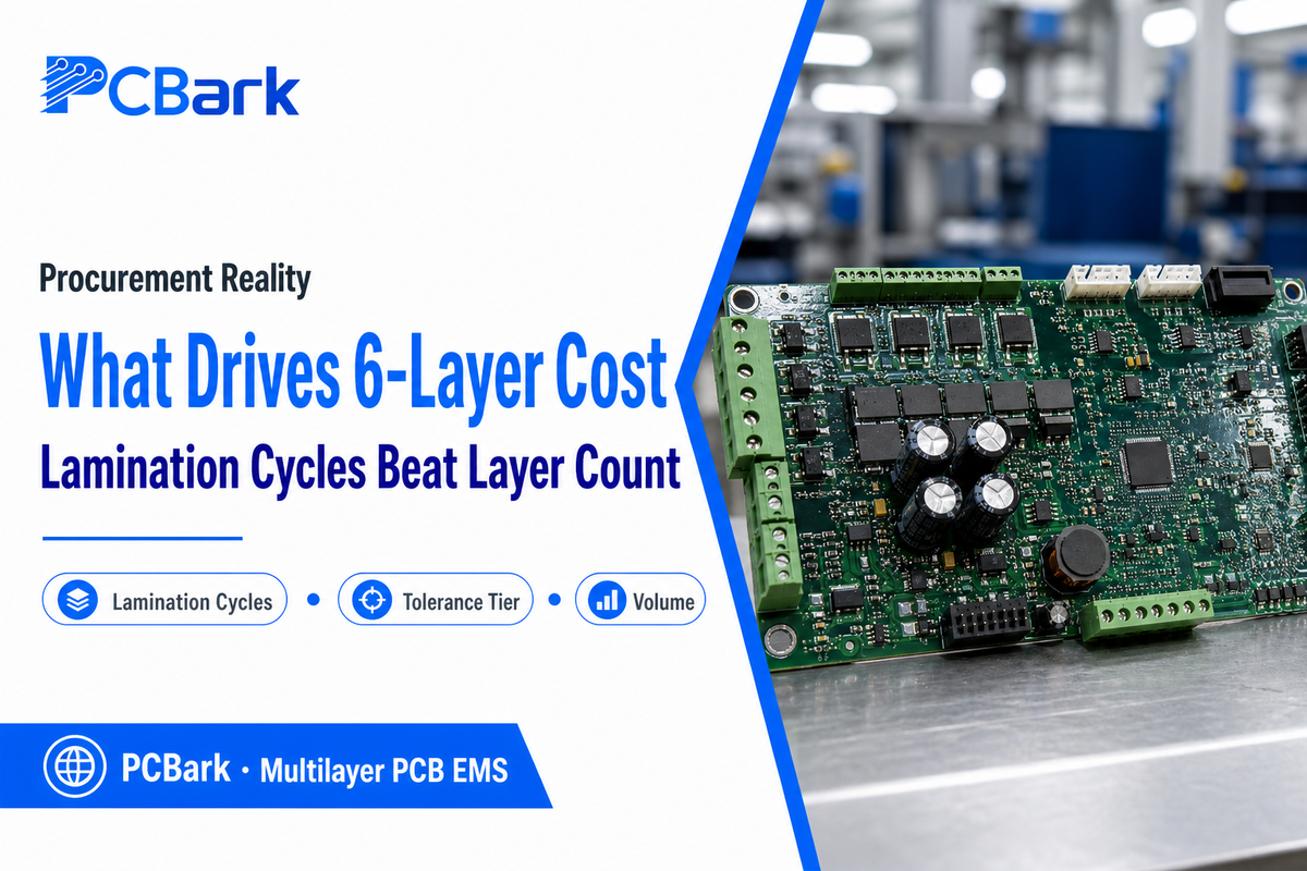 What Really Drives 6-Layer Cost: The Cost-Lever Cascade — PCBark