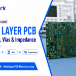 Guia de projeto de PCB de 8-12 camadas: stackup, vias e impedância