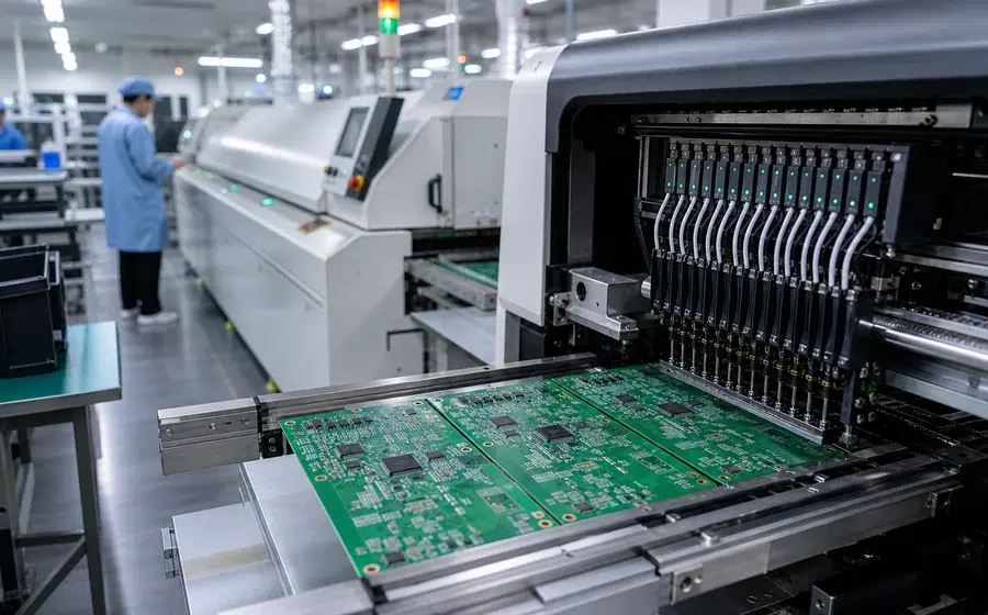 Fast-turn PCB prototype production and SMT assembly line