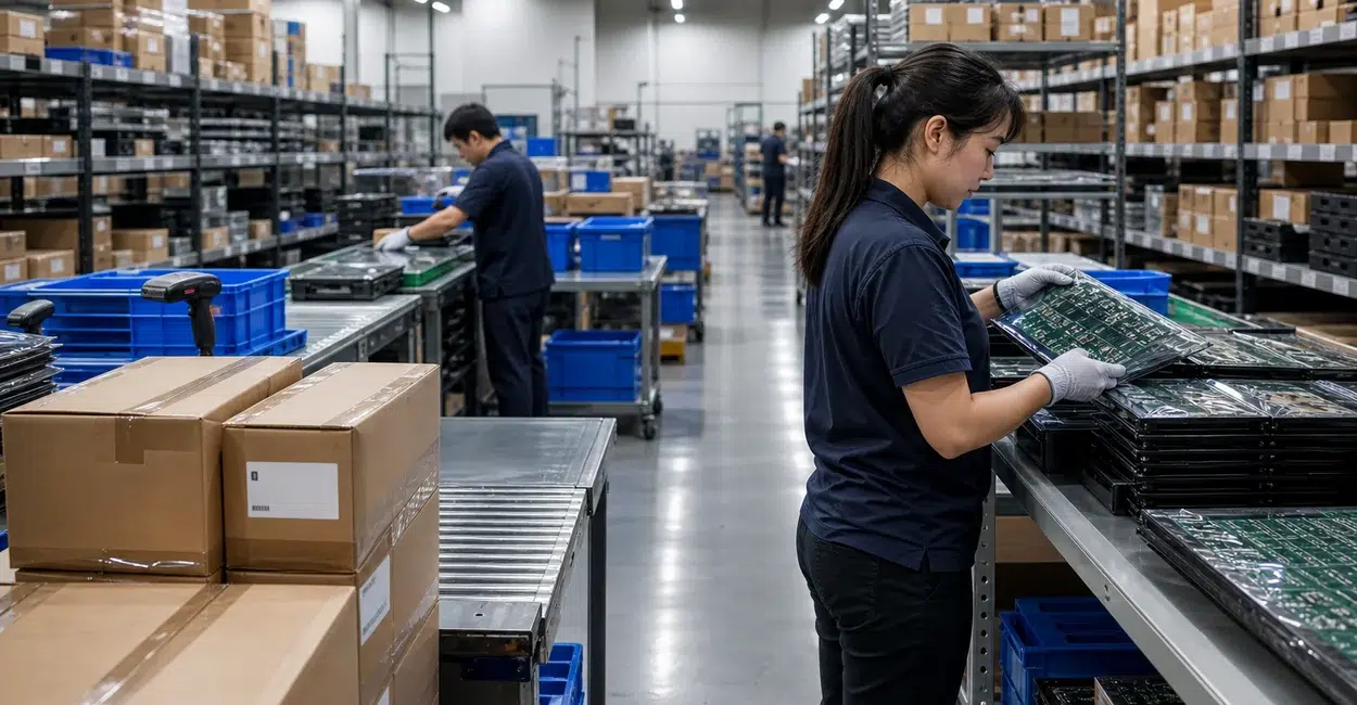 PCBark logistics network for PCB and PCBA delivery