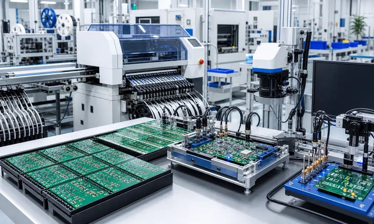 Turnkey PCB manufacturing capability from DFM to functional testing