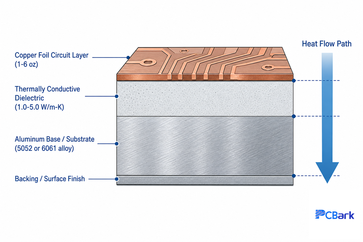Anatomy: The 3-Layer Structure Behind Every MCPCB — PCBark