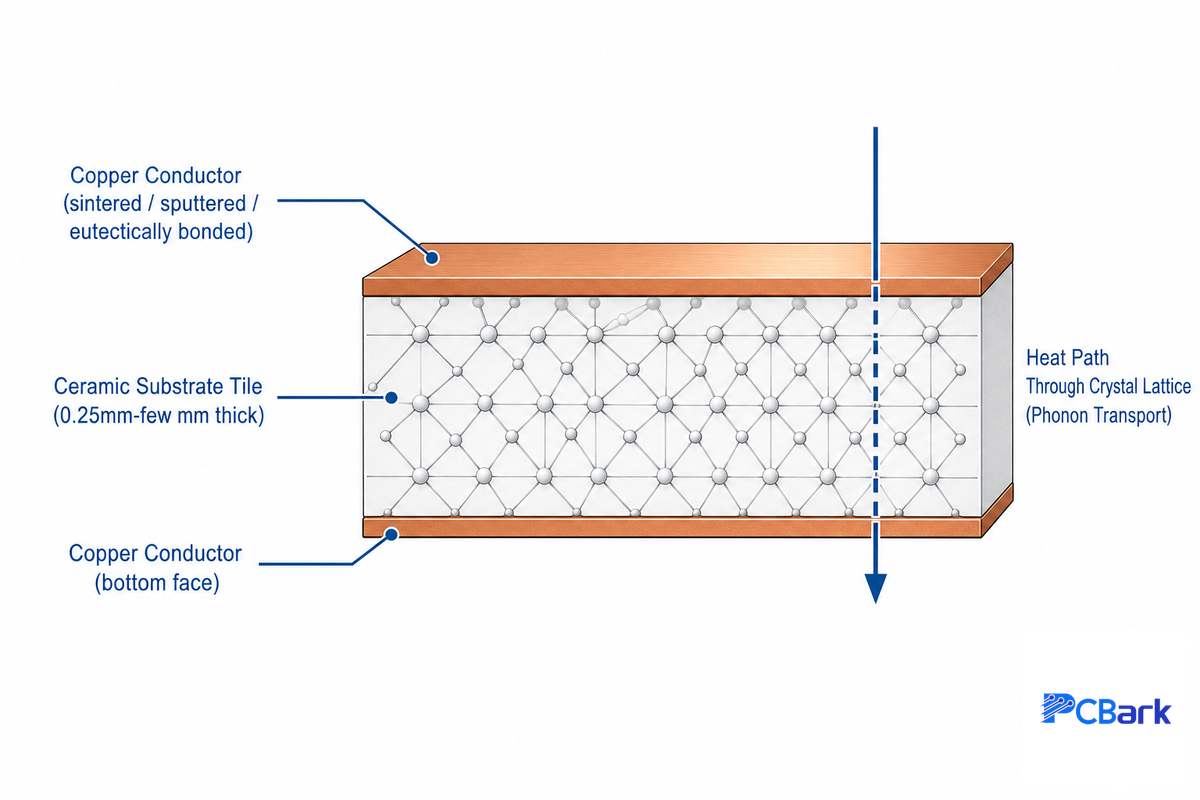 What Is a Ceramic PCB? Structure, Materials, and the Physics of Why It Beats FR-4 — PCBark