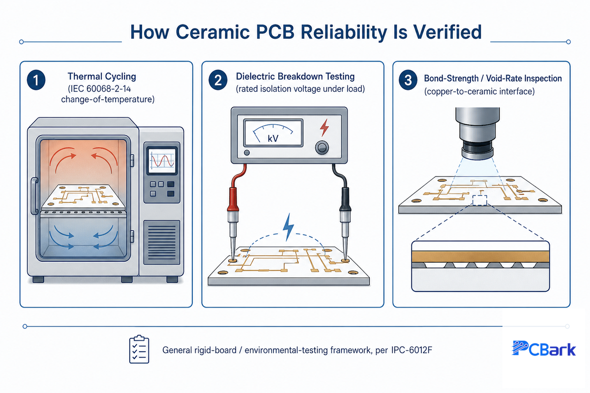How Ceramic PCB Reliability Is Actually Verified — PCBark