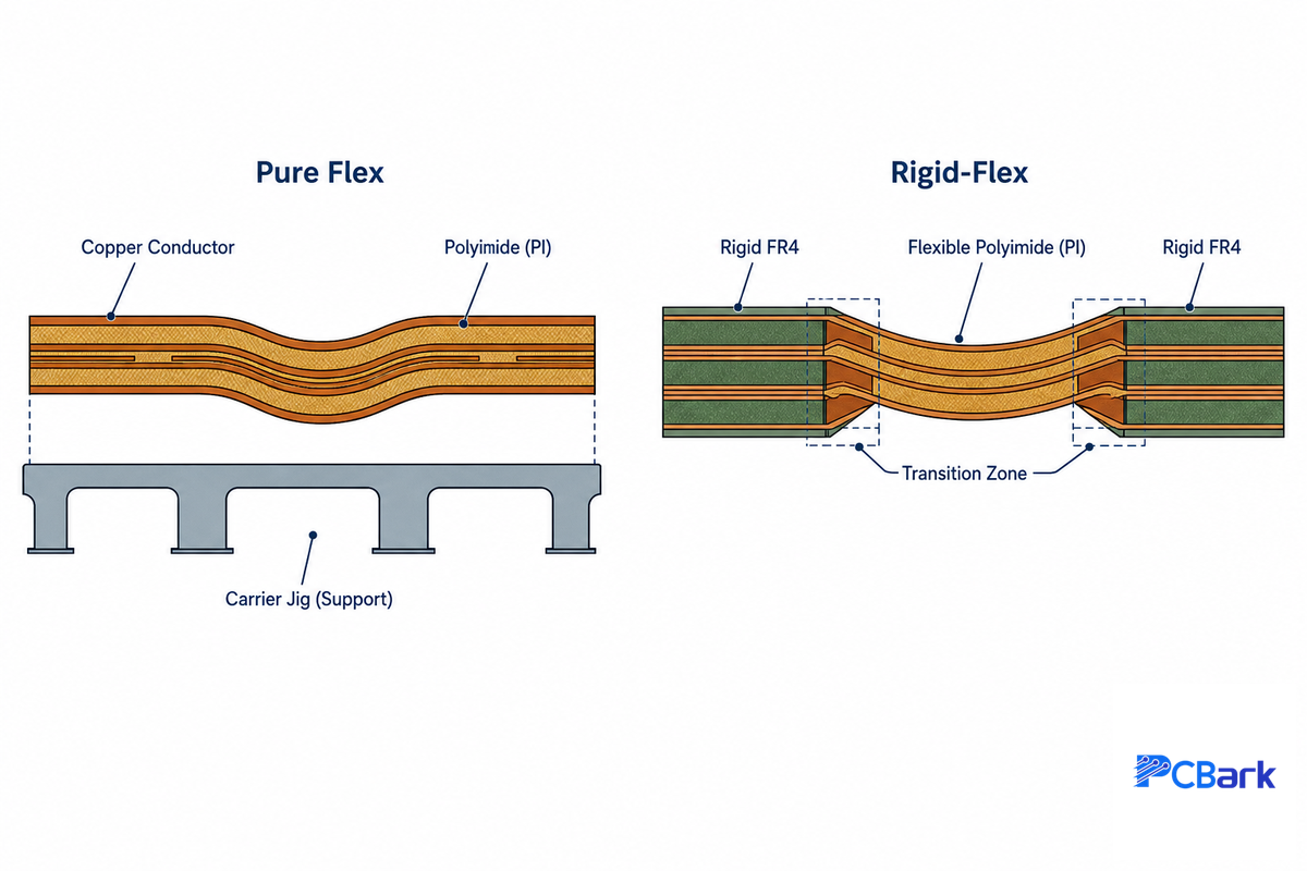 Screening for Flex vs. Rigid-Flex Assembly — PCBark