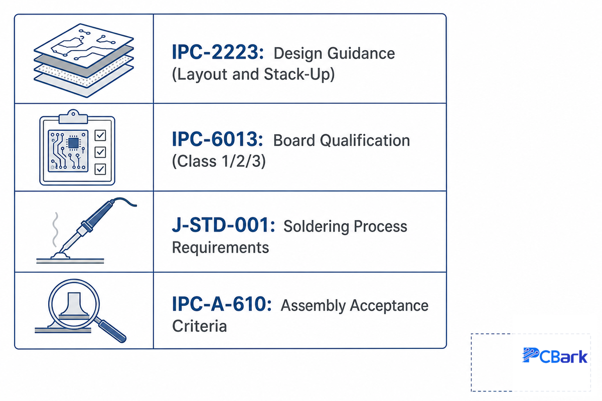Standards Stack: Which One Answers Which Question — PCBark