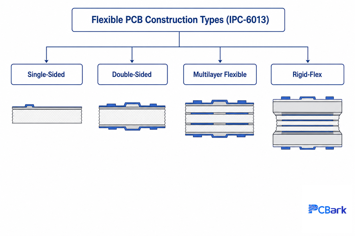 Types of Flexible PCB Construction — PCBark
