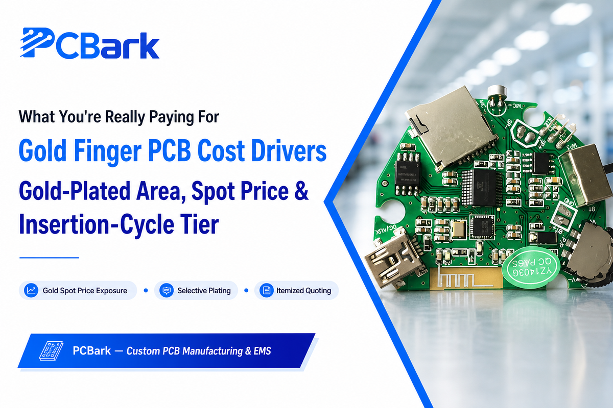 What Drives Gold Finger PCB Cost — PCBark