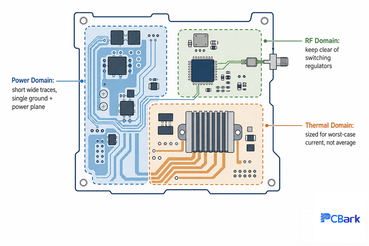 Power Management and the Power-RF-Thermal Isolation Discipline — PCBark