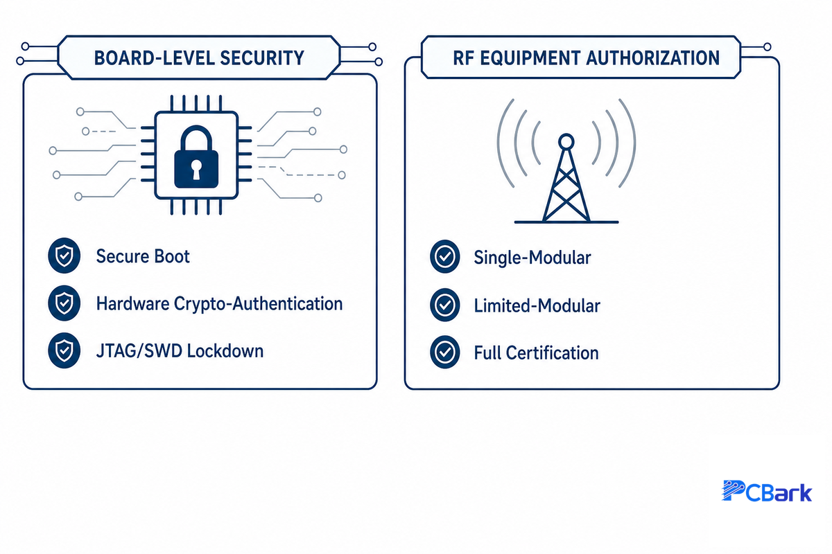 Hardware Security and Regulatory Compliance — PCBark