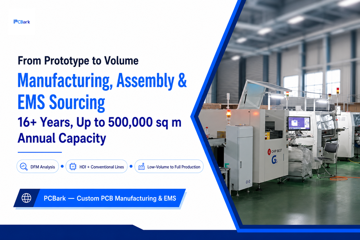 Manufacturing, Assembly, and Sourcing an EMS Partner — PCBark