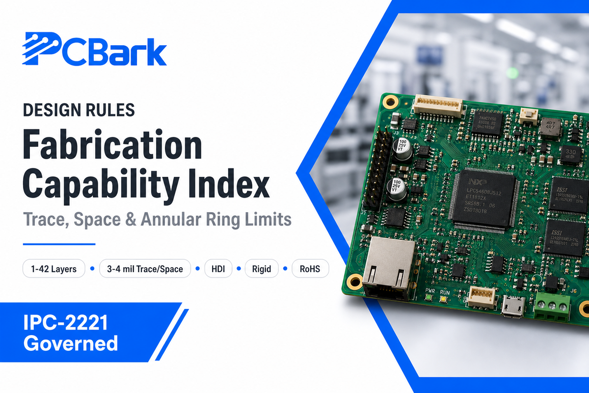 Fabrication Capability & Design Rules — PCBark