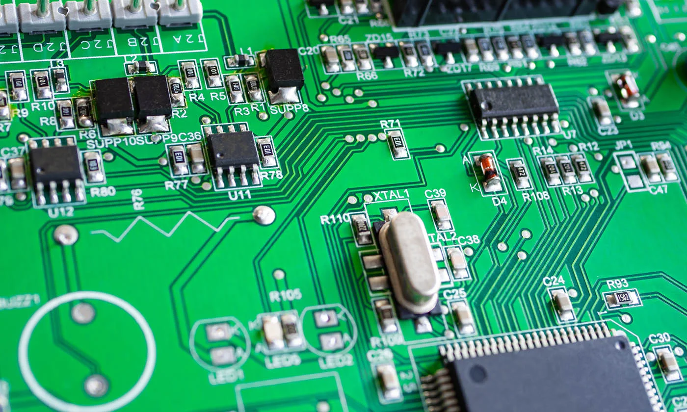 PCB Assembly Closeup