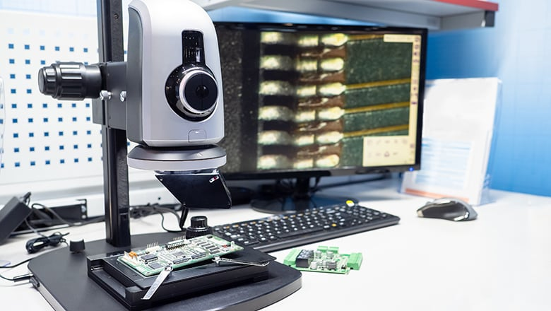 PCB Microscope Inspection