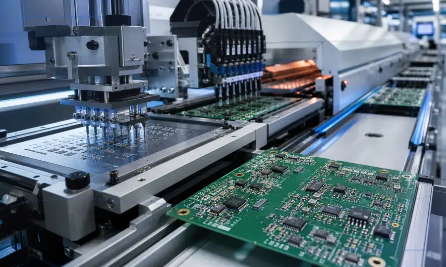 Automated PCB assembly quality system with pick and place inspection