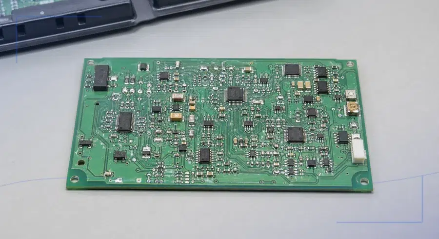 Prototype PCB board used for quick-turn platform versus EMS partner comparison