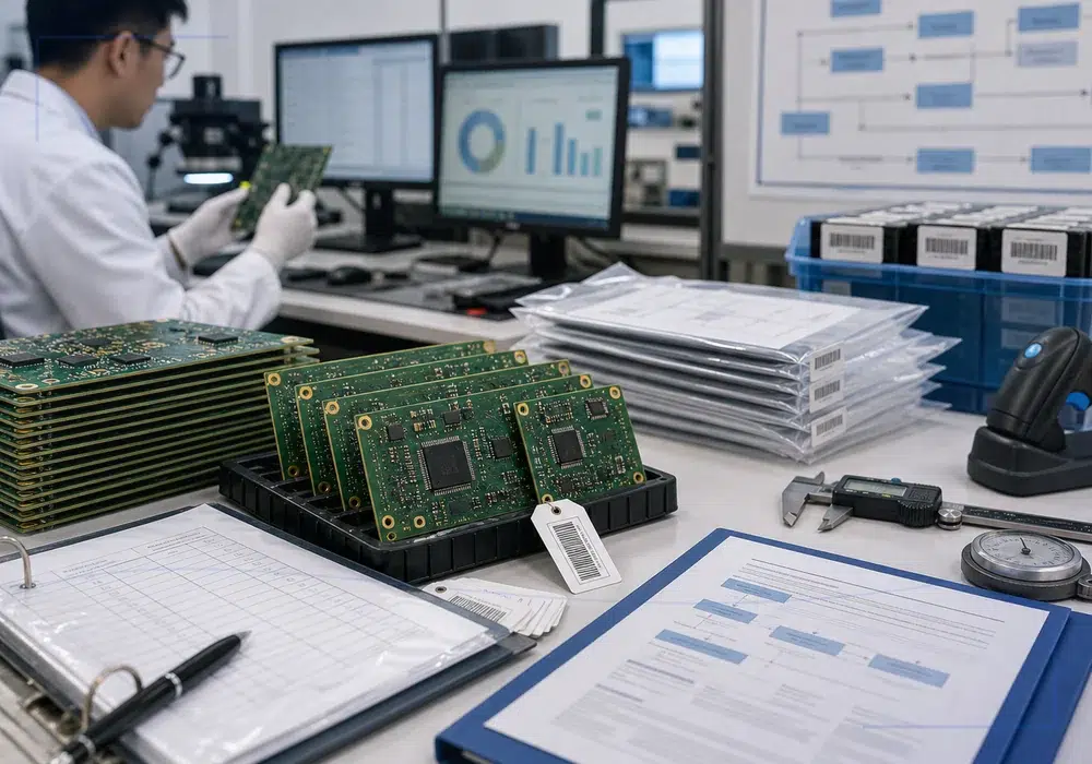 PCBark single EMS partner engineering review and PCBA traceability workflow