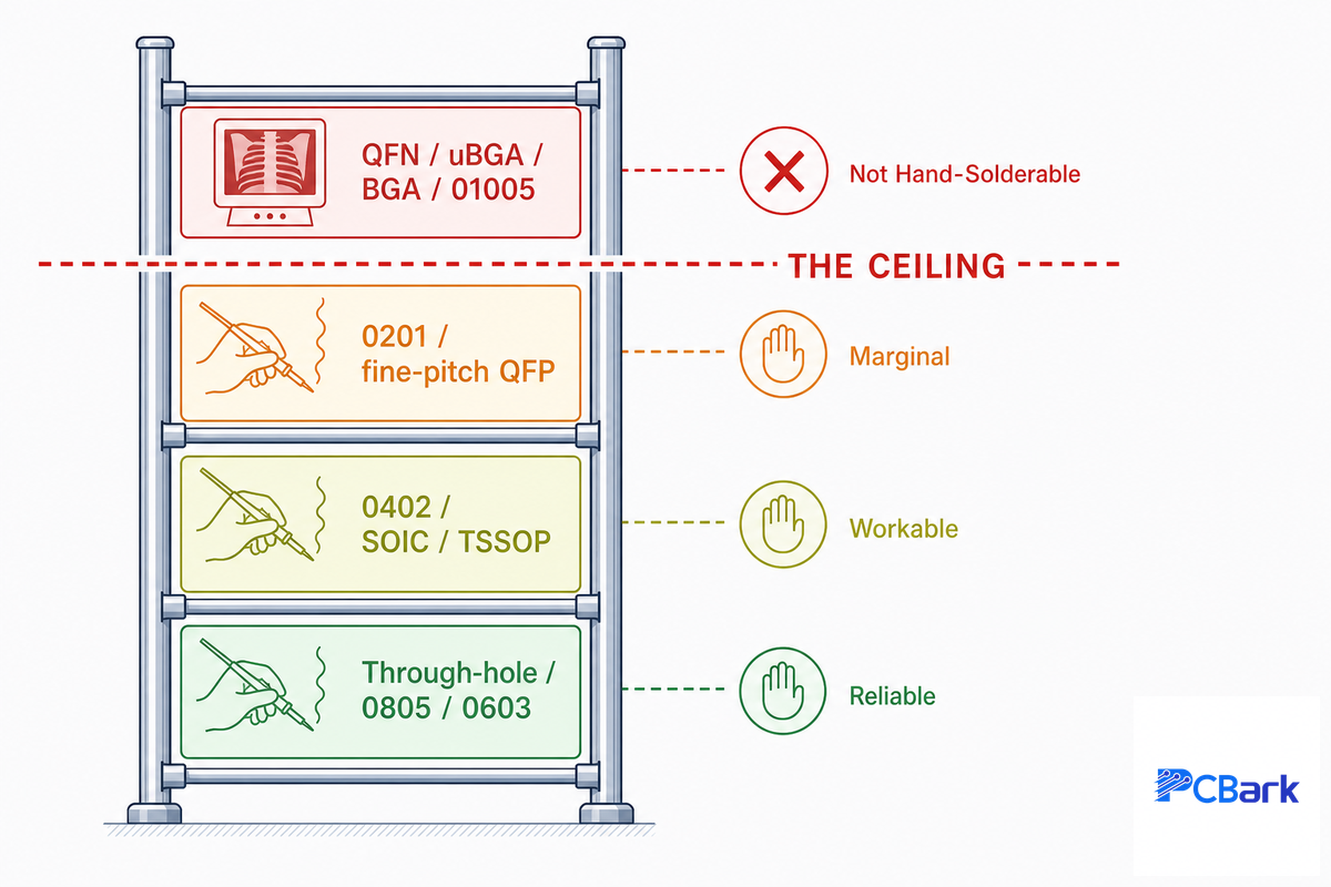 Hand-Assembly vs. Professional Prototype Assembly: The Hand-Solder Ceiling — PCBark