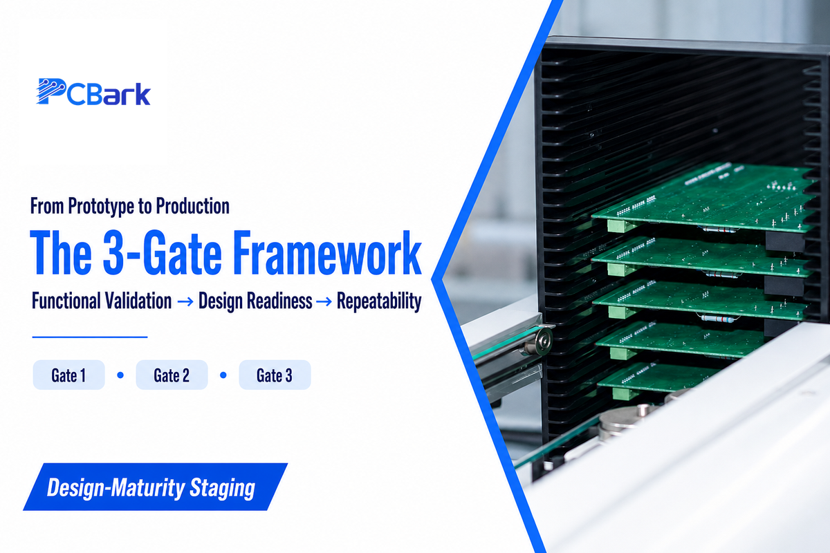 From Prototype to Production: The 3-Gate Design-Maturity Framework — PCBark