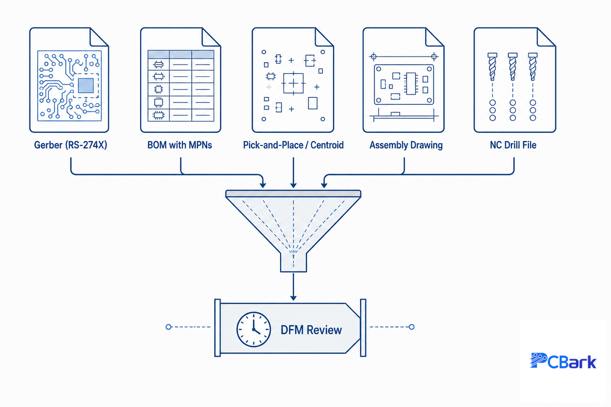 The Clock-Start File Checklist, What Actually Starts (and Stalls) a Rush Build — PCBark