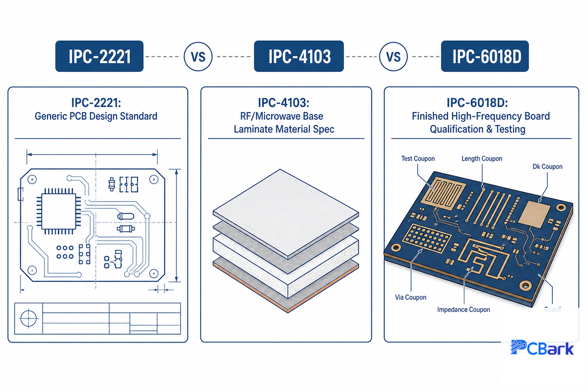 Standards and Compliance: IPC-2221, IPC-4103 and Testing — PCBark