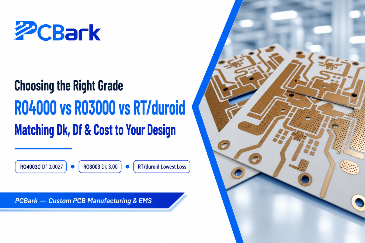 Rogers RO4000 vs RO3000 vs RT/duroid: Choosing the Right Grade — PCBark