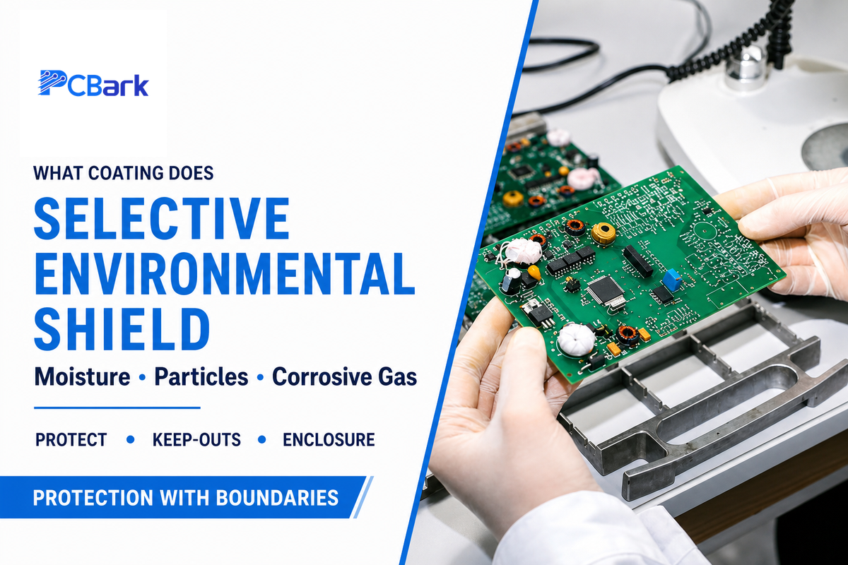 What conformal coating does, and what it does not do — PCBark