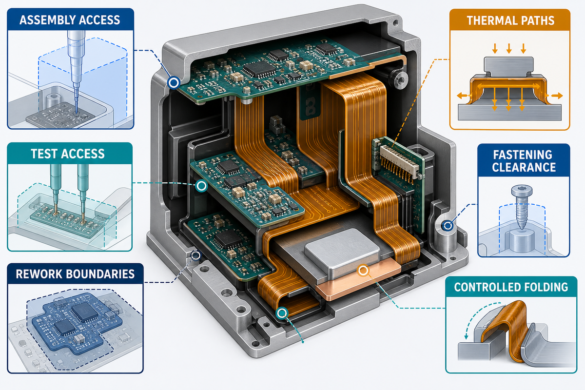 Design for Compact Electronics Without Trading Away Assembly Access — PCBark