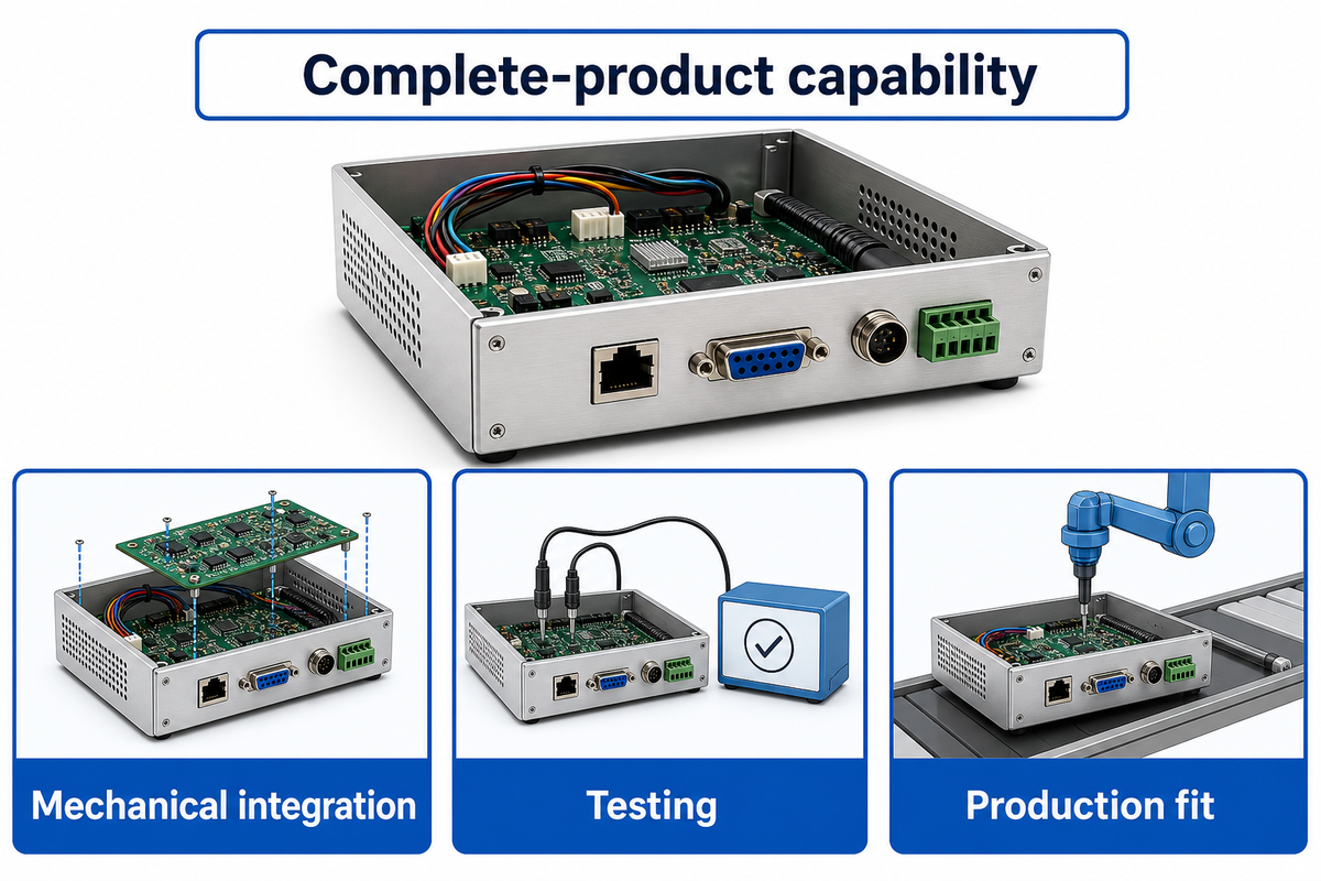 Select manufacturers by mechanical integration, testing and production fit, rather than list position.