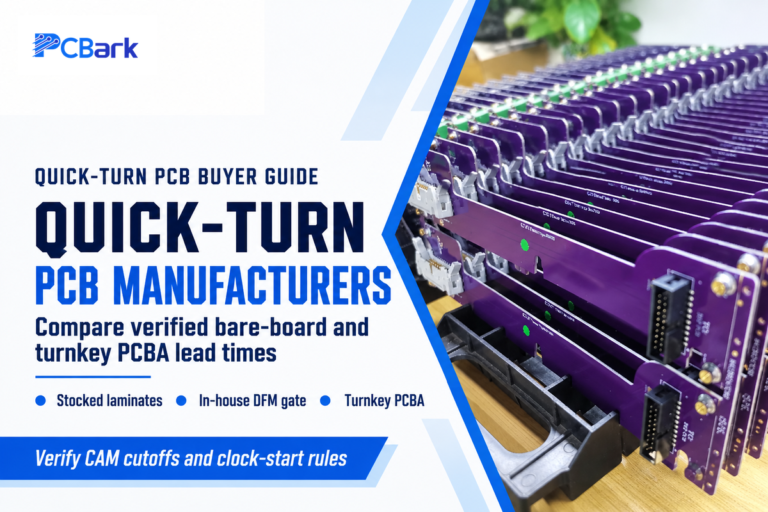 20 Quick-Turn PCB Manufacturers by Lead-Time Scope