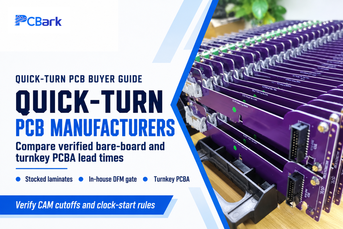 20 Quick-Turn PCB Manufacturers by Lead-Time Scope