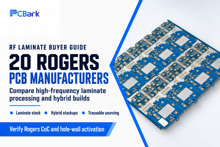20 Rogers PCB Manufacturers for RF & Microwave Boards