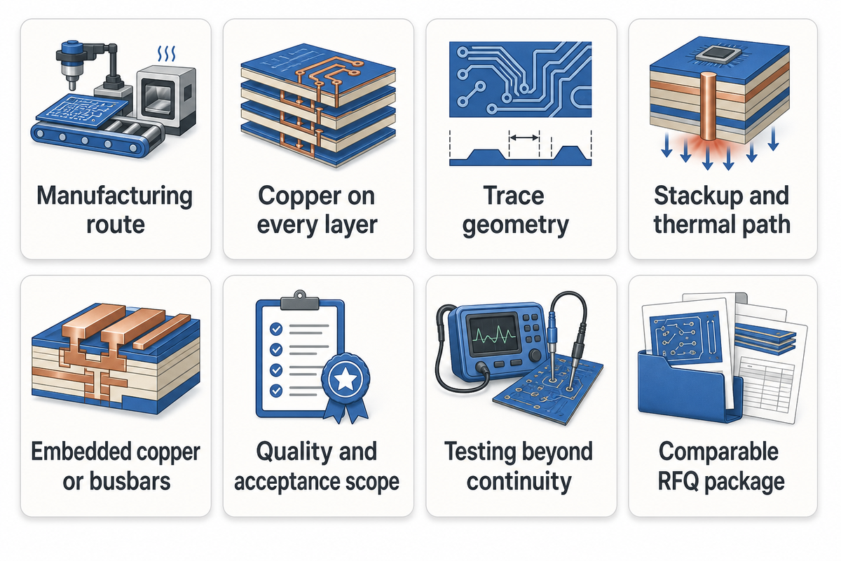 Compare the whole drawing and test package; IPC revision titles inform acceptance without universal thermal limits.